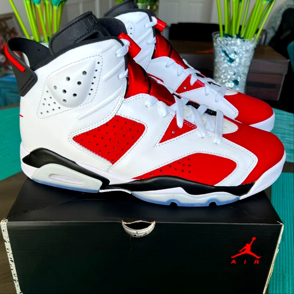 DS Nike Air Jordan Retro 6 Carmine OG Size 8.5 Mens Brand New